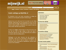 Tablet Screenshot of mijnwijk.nl